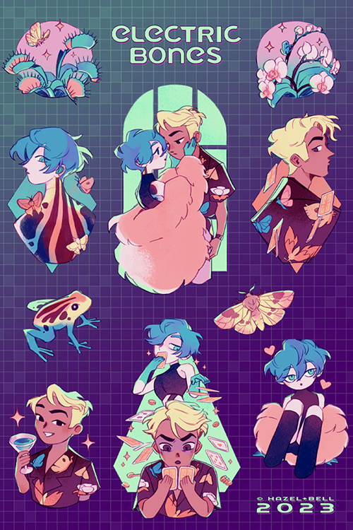 Electric Bones Stickers