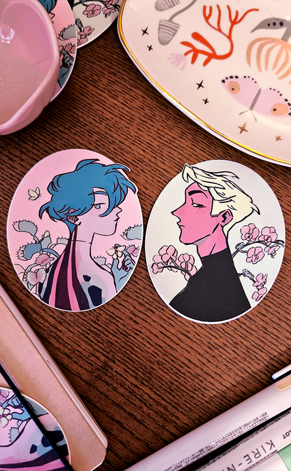 Electric Bones: Portait Sticker