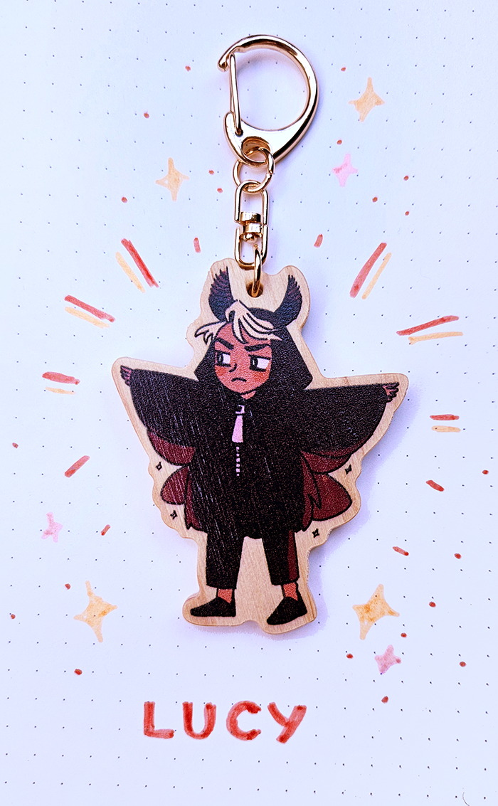 Moth Lucy Charm