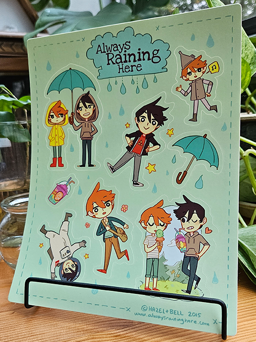 Always Raining Here Stickers