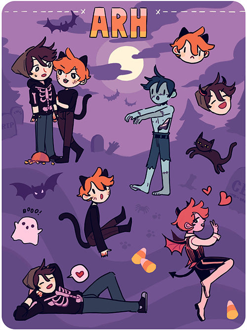 ARH Halloween Stickers